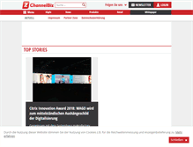 Tablet Screenshot of channelbiz.de
